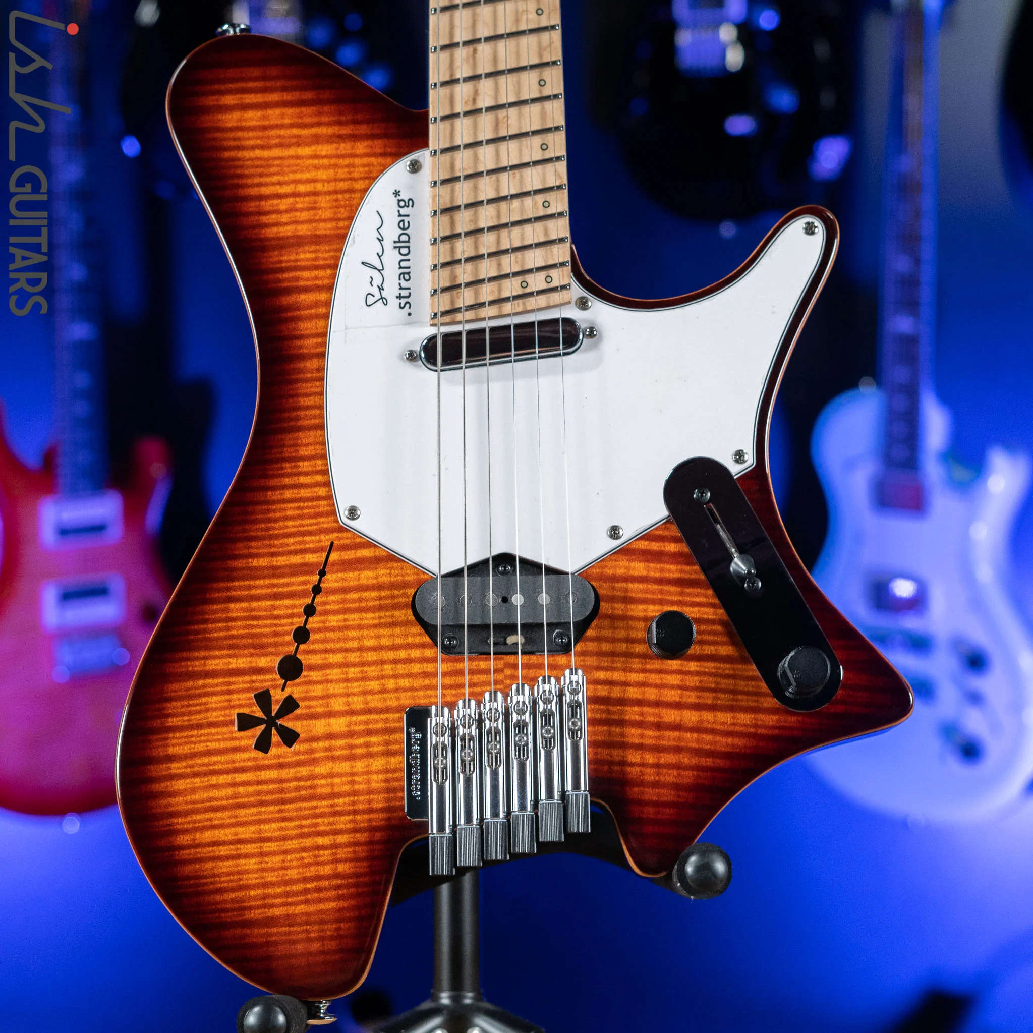 Strandberg Salen Deluxe NX 6 Multiscale Headless Guitar Vintage Burst Gloss
