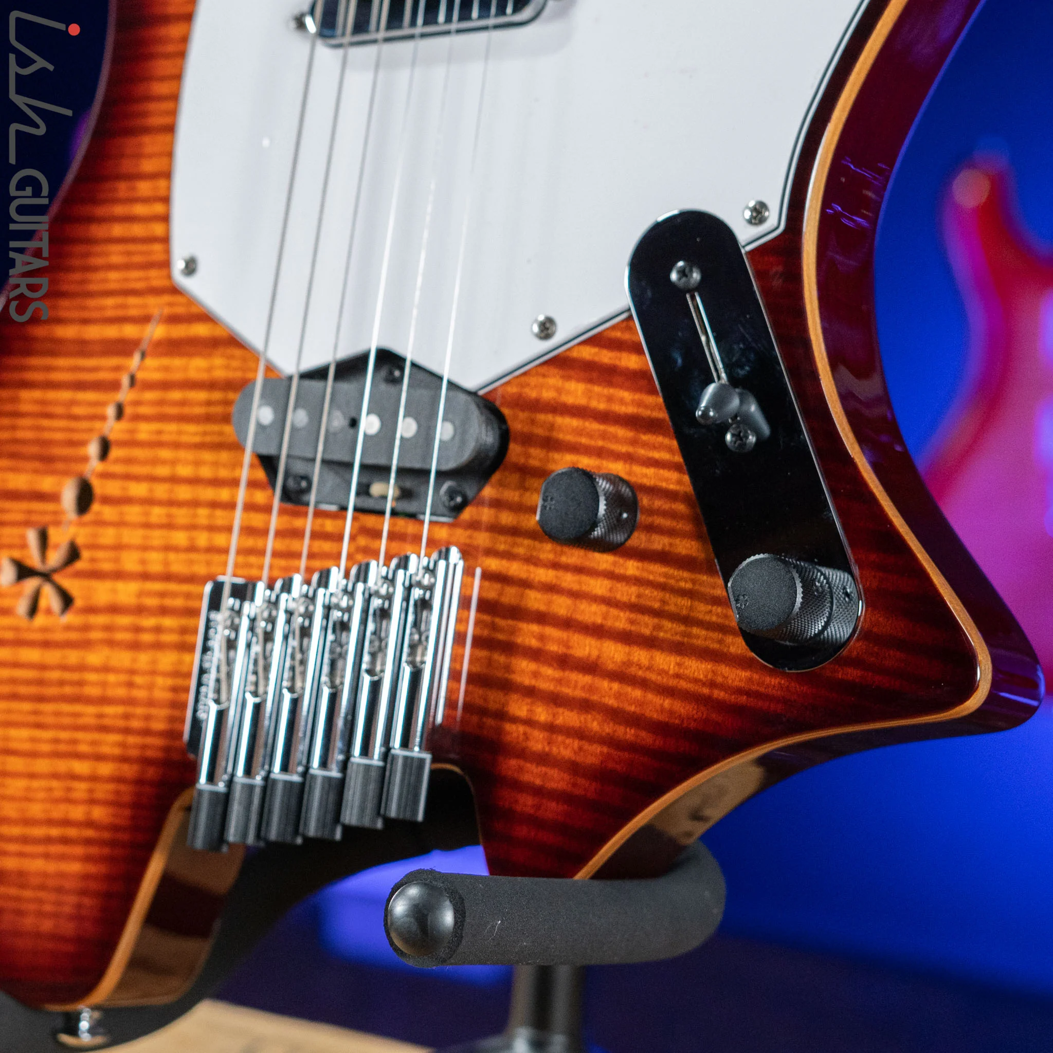 Strandberg Salen Deluxe NX 6 Multiscale Headless Guitar Vintage Burst Gloss - Image 4