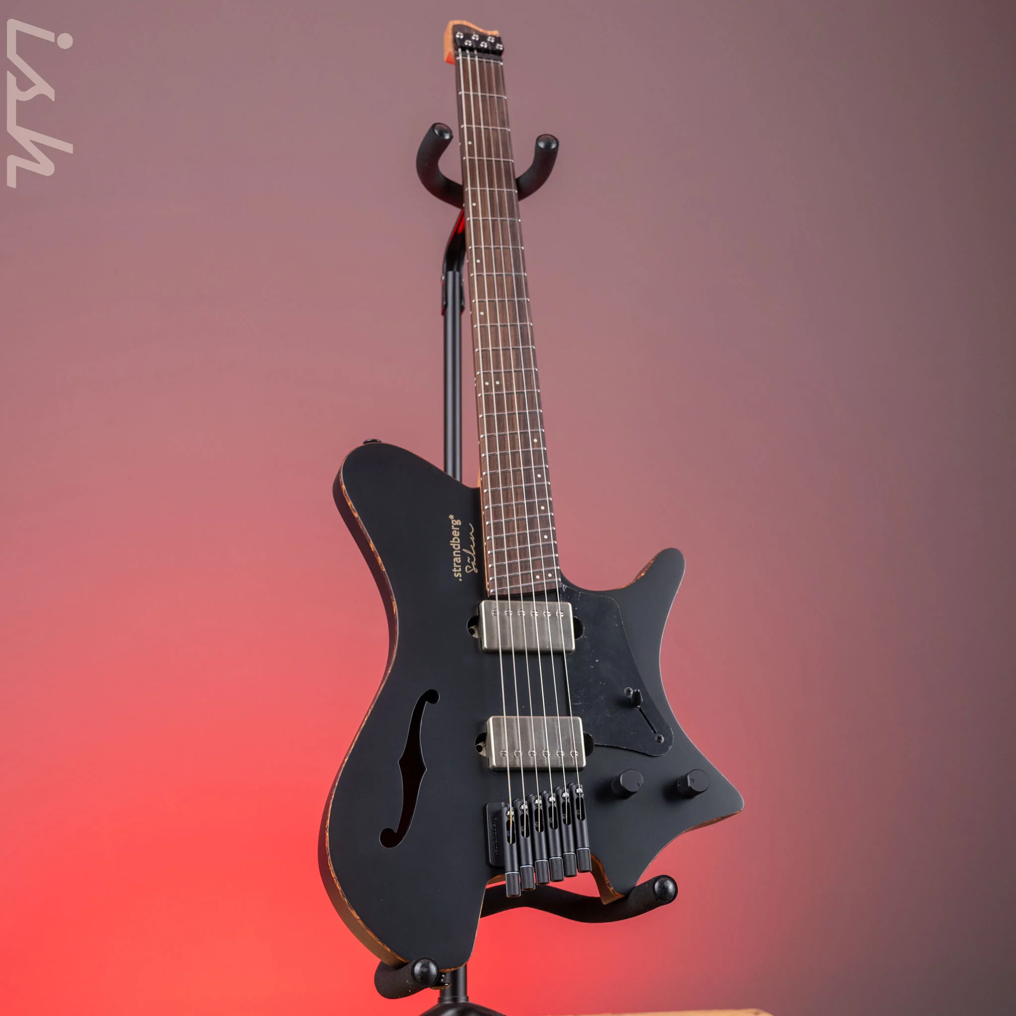 Strandberg Sälen Jazz NX 6 Electric Guitar Black - Image 2