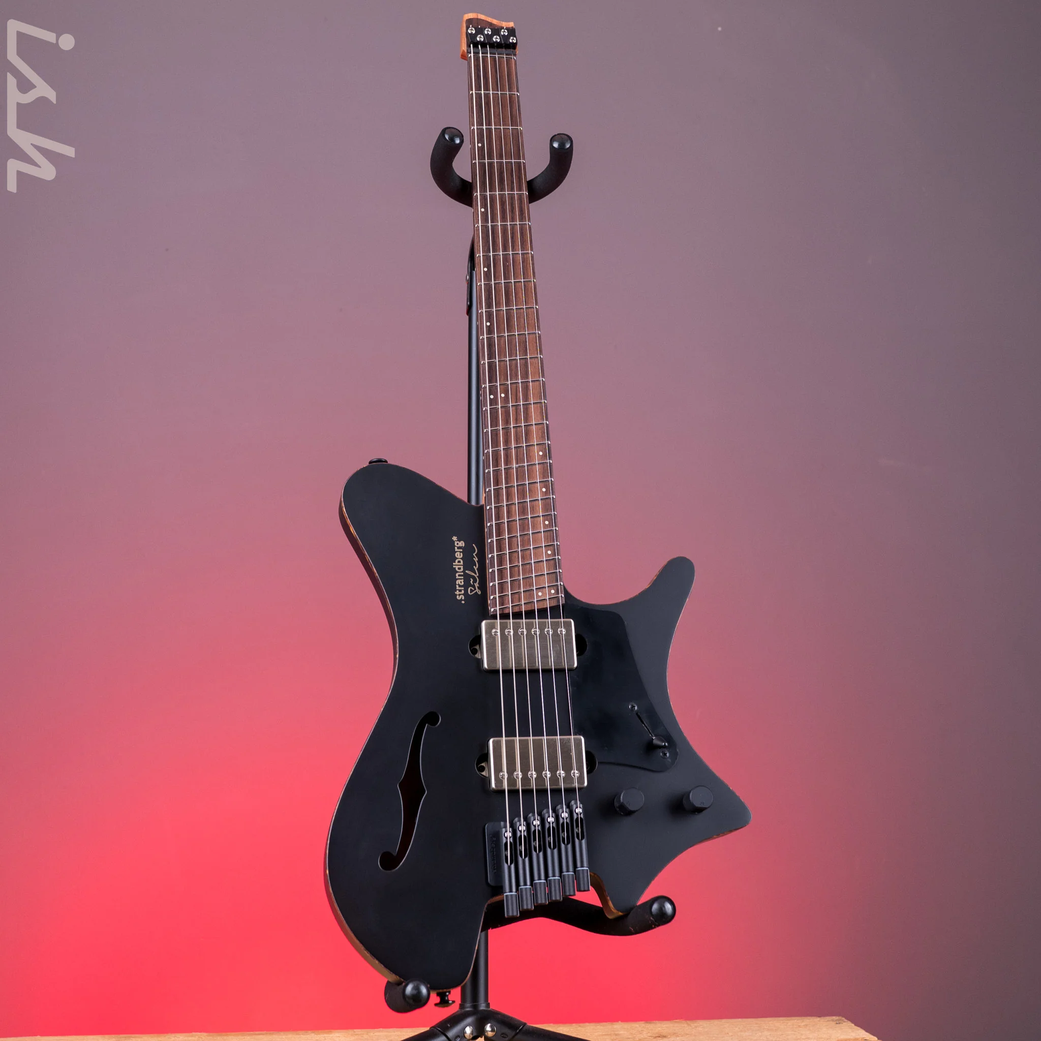 Strandberg Sälen Jazz NX 6 Electric Guitar Black - Image 2