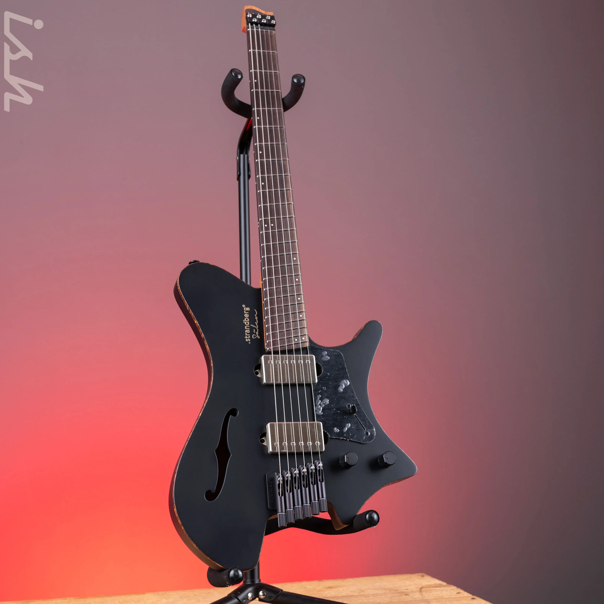 Strandberg Sälen Jazz NX 6 Electric Guitar Black - Image 2