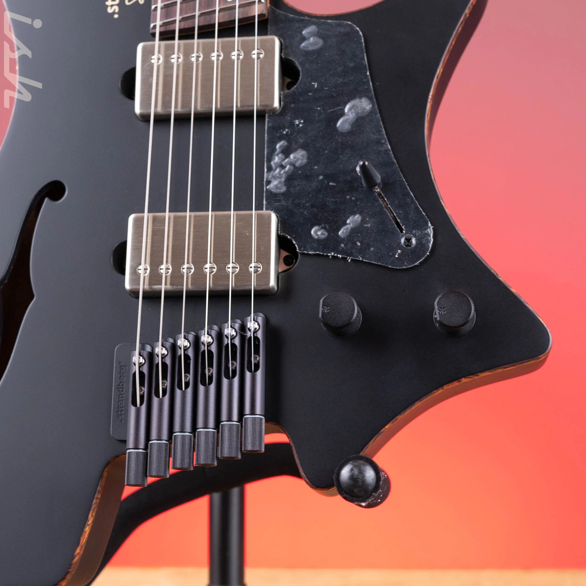 Strandberg Sälen Jazz NX 6 Electric Guitar Black - Image 4