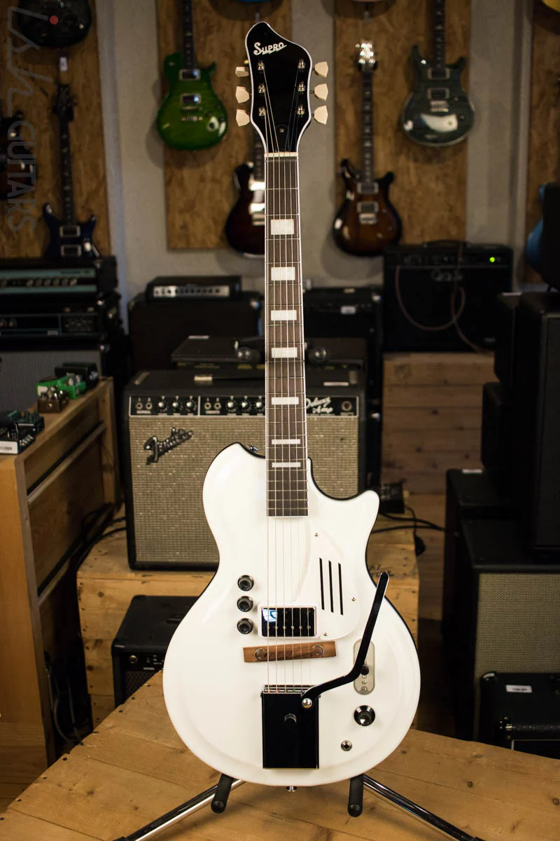 Supro 1571VDW Americana Series White Holiday Dawn White - Image 2