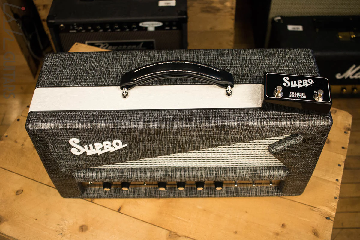 Supro 1699R Statesman 50W Tube Guitar Amp Head Store Demo - Image 2