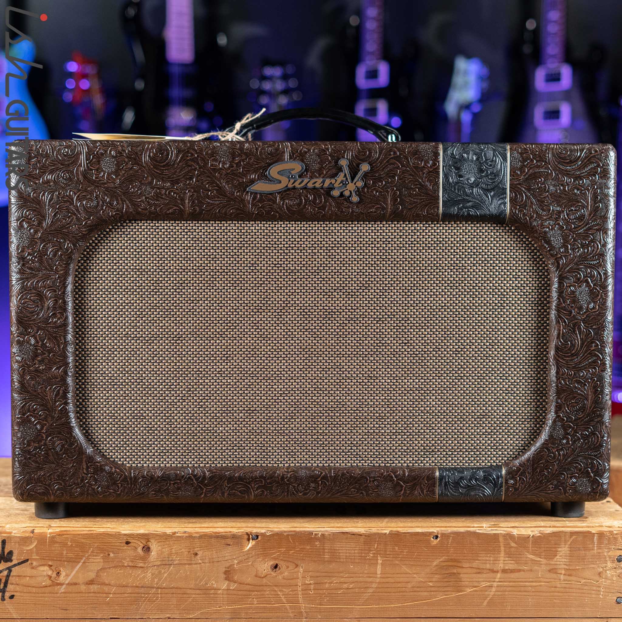 Swart MOD 84 1x12 Combo Brown Western Tolex Stripe