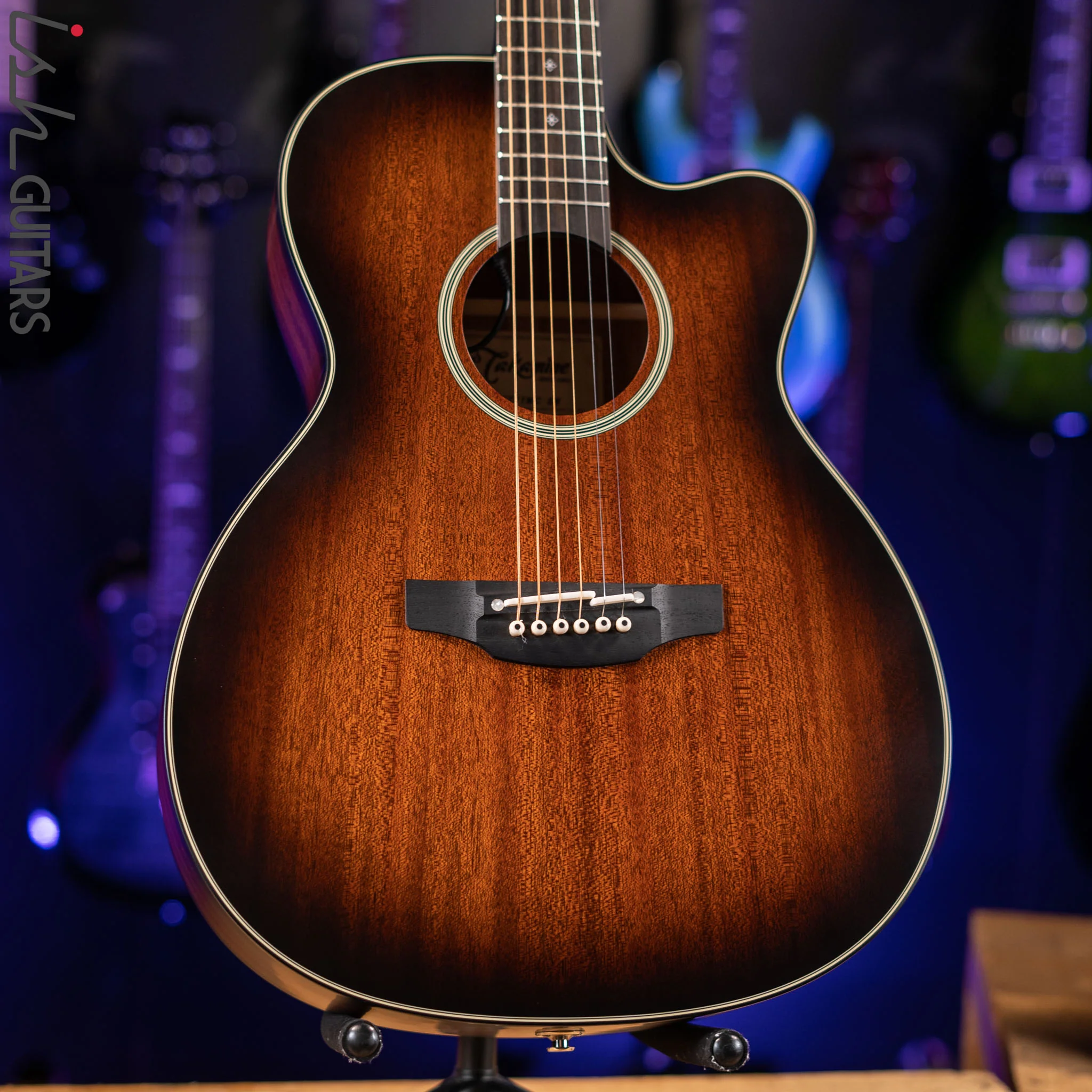 Takamine CP771MCSB Acoustic Electric Guitar Shadow Burst Satin