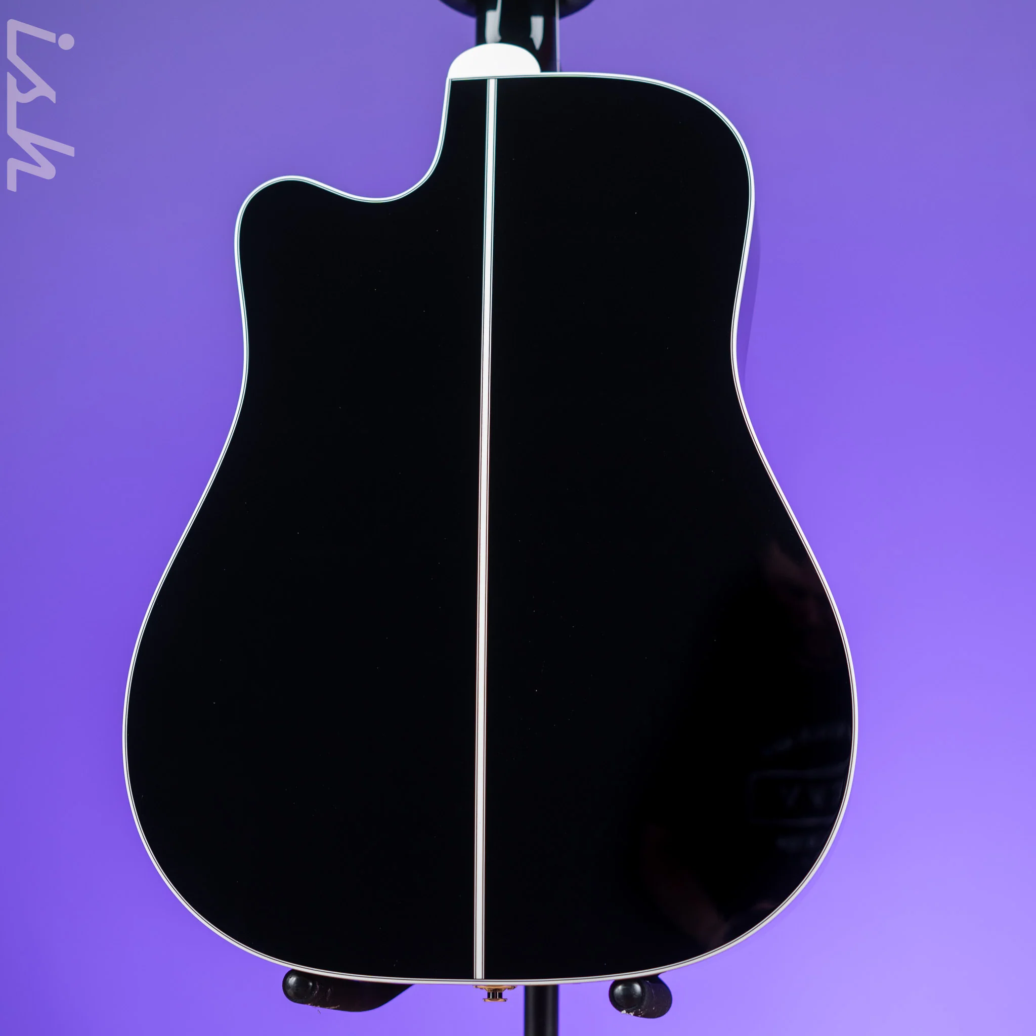 Takamine EF341DX Acoustic-Electric Guitar Black Demo - Image 7