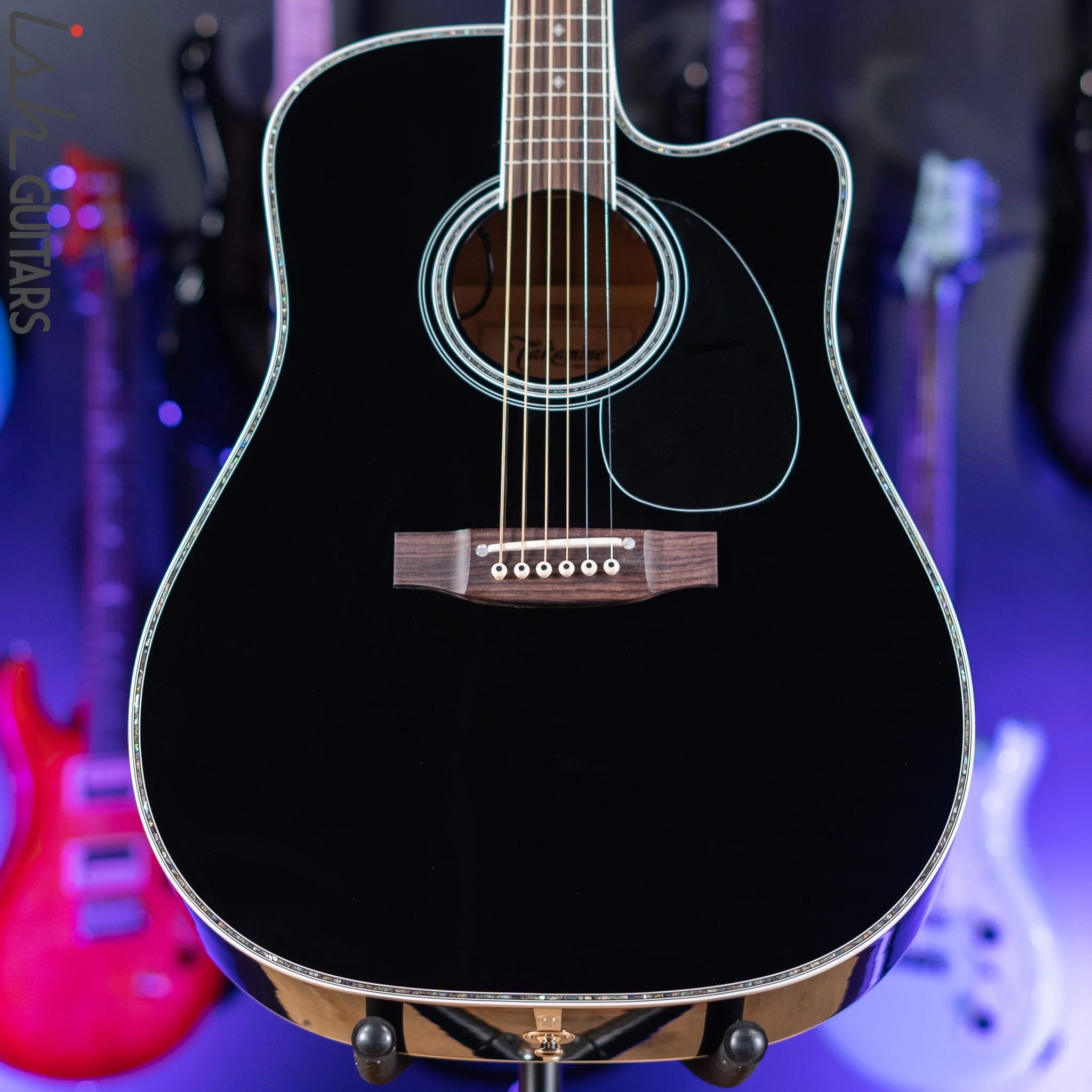 Takamine EF341DX Legacy Deluxe Acoustic Guitar Black
