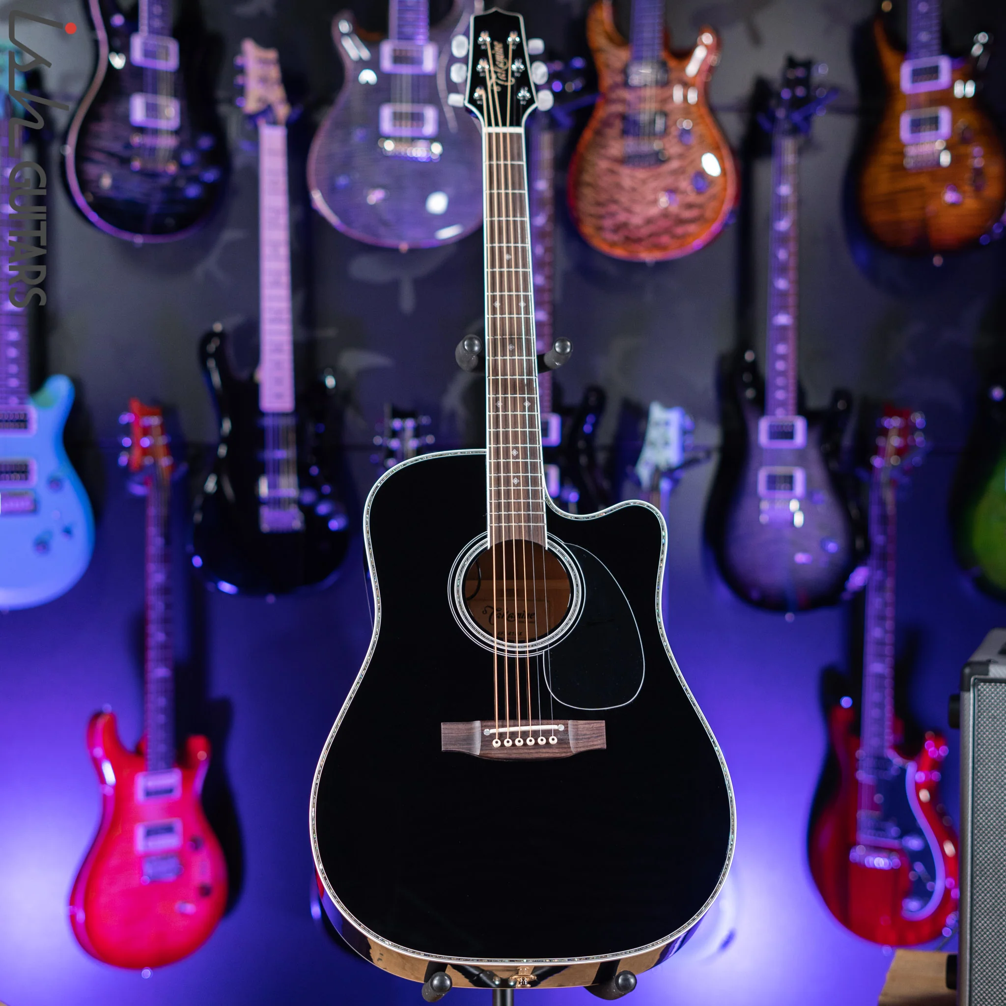 Takamine EF341DX Legacy Deluxe Acoustic Guitar Black - Image 2