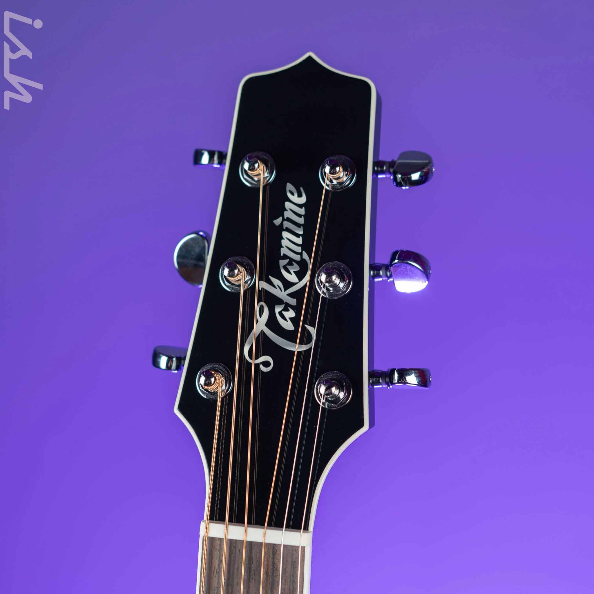 Takamine FT341 Limited Edition Dreadnought Acoustic-Electric Guitar Black Demo - Image 5