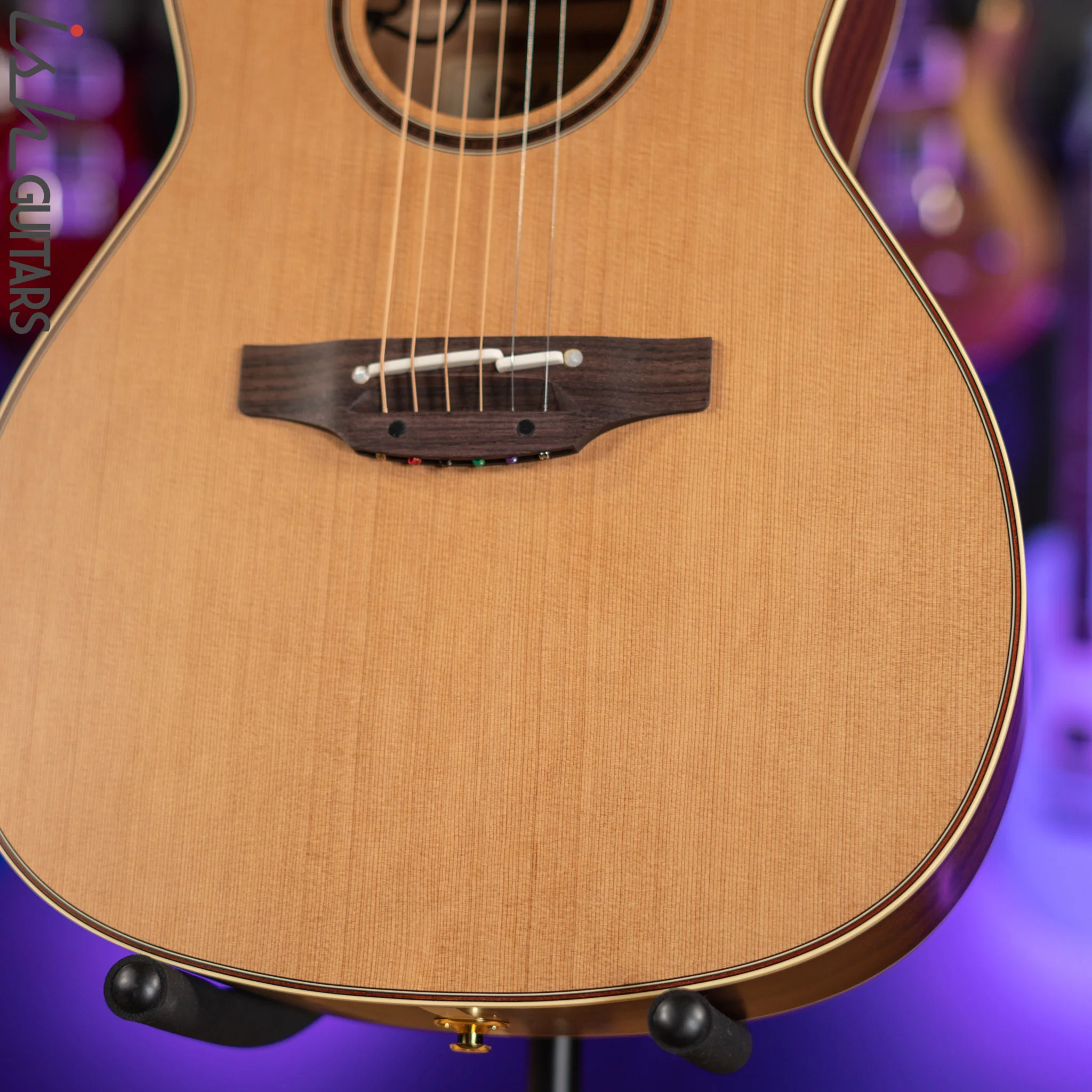 Takamine P3NY Acoustic-Electric Guitar Natural Satin Cedar - Image 5