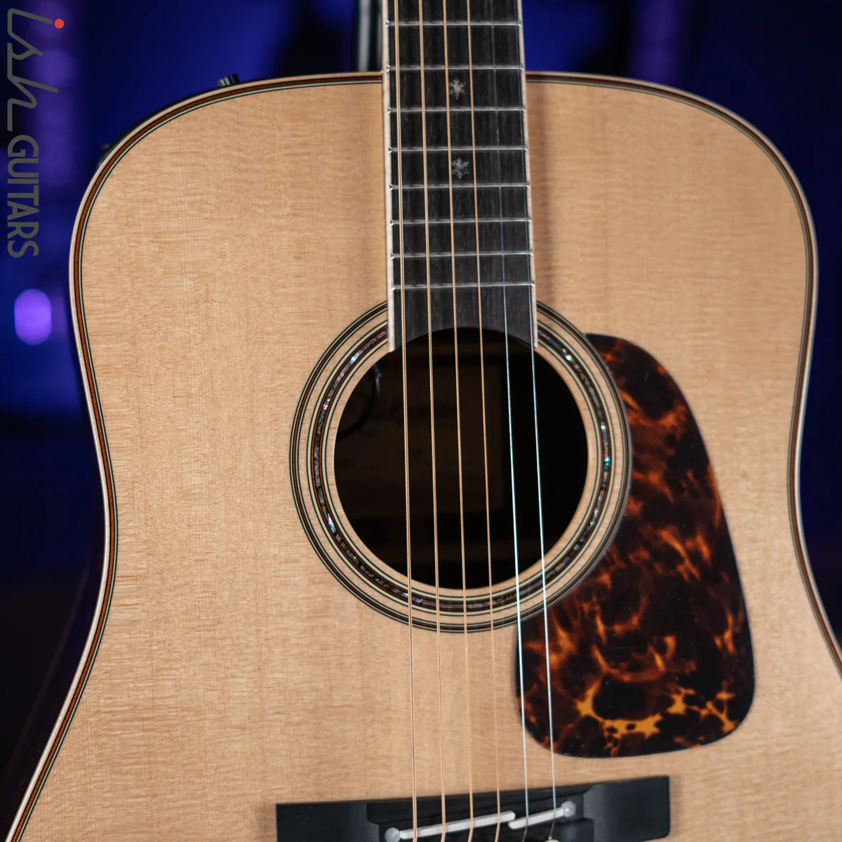 Takamine P7D Acoustic Electric Guitar Natural - Image 4