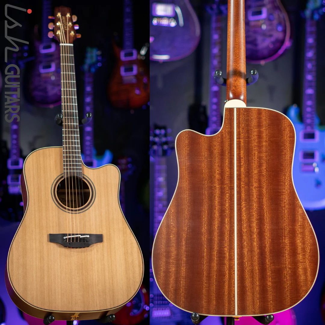 Takamine Pro Series P3DC Dreadnought Acoustic-Electric Guitar Natural