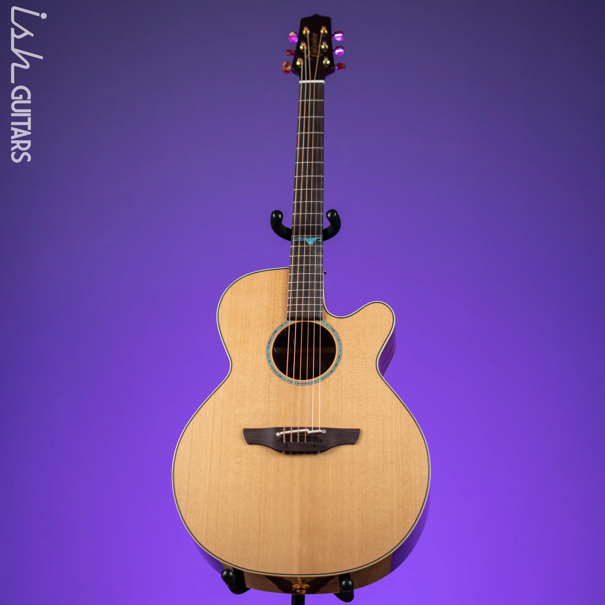 Takamine Santa Fe TSF40C Acoustic-Electric Guitar Natural - Image 2