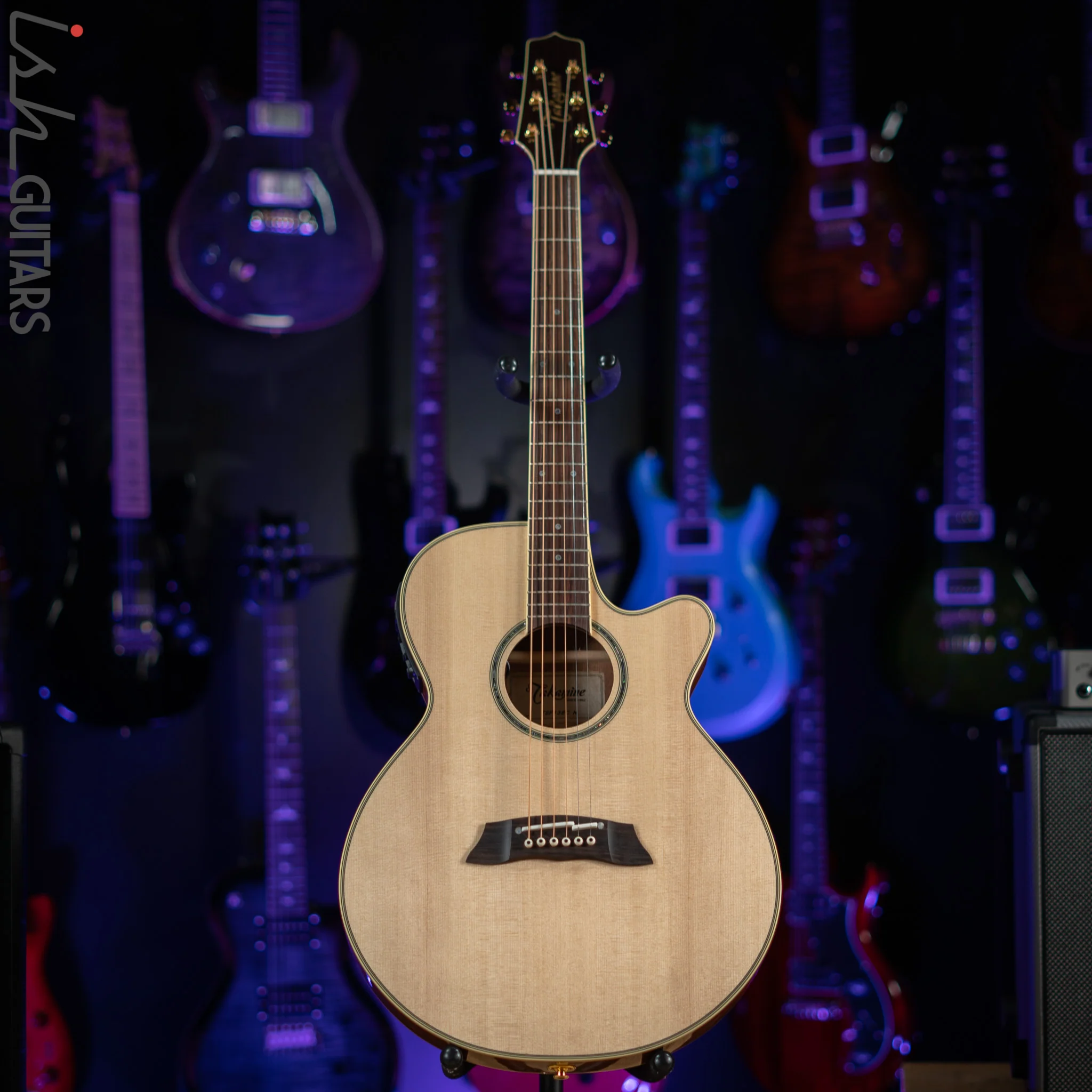 Takamine TSP138C-N Thinline Acoustic-Electric Guitar Natural - Image 3