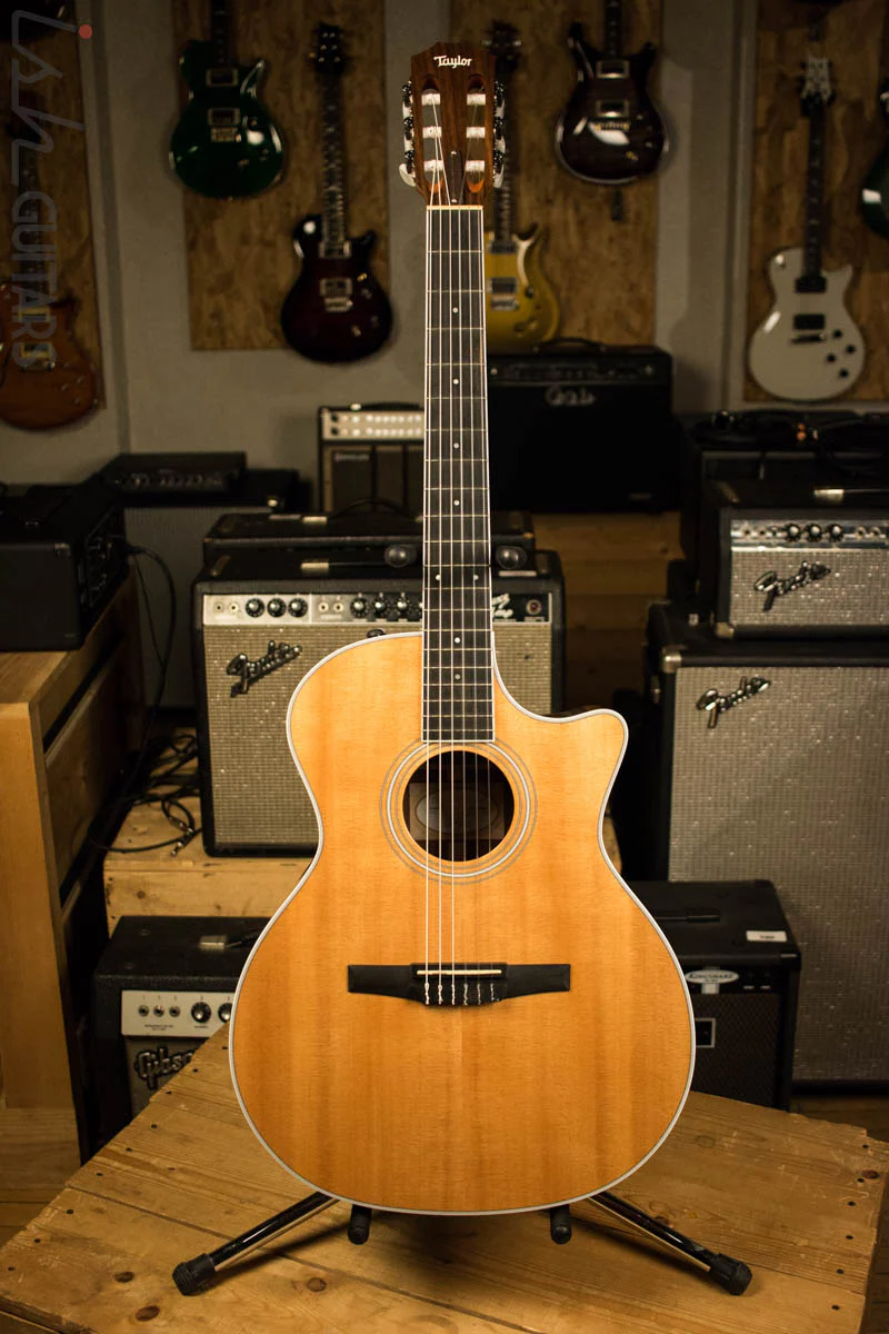2015 Taylor Grand Auditorium 414ce-N Acoustic Guitar - Image 2