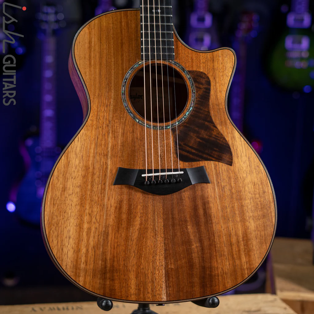Taylor 724ce Acoustic-Electric Guitar Natural Hawaiian Koa