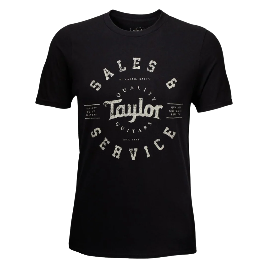 Taylor Guitars Men's Shop Slim Cut T-Shirt Black
