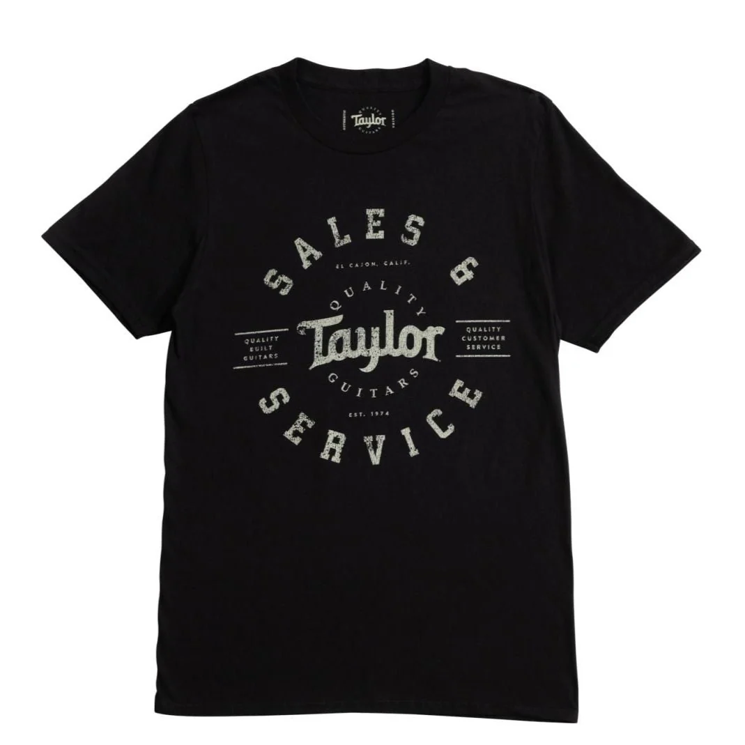 Taylor Guitars Men's Shop Slim Cut T-Shirt Black - Image 2
