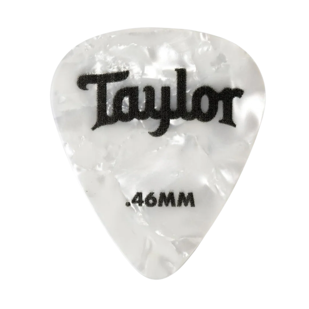 Taylor Guitars Premium Celluloid Picks 12-Pack 1.21mm White Pearl