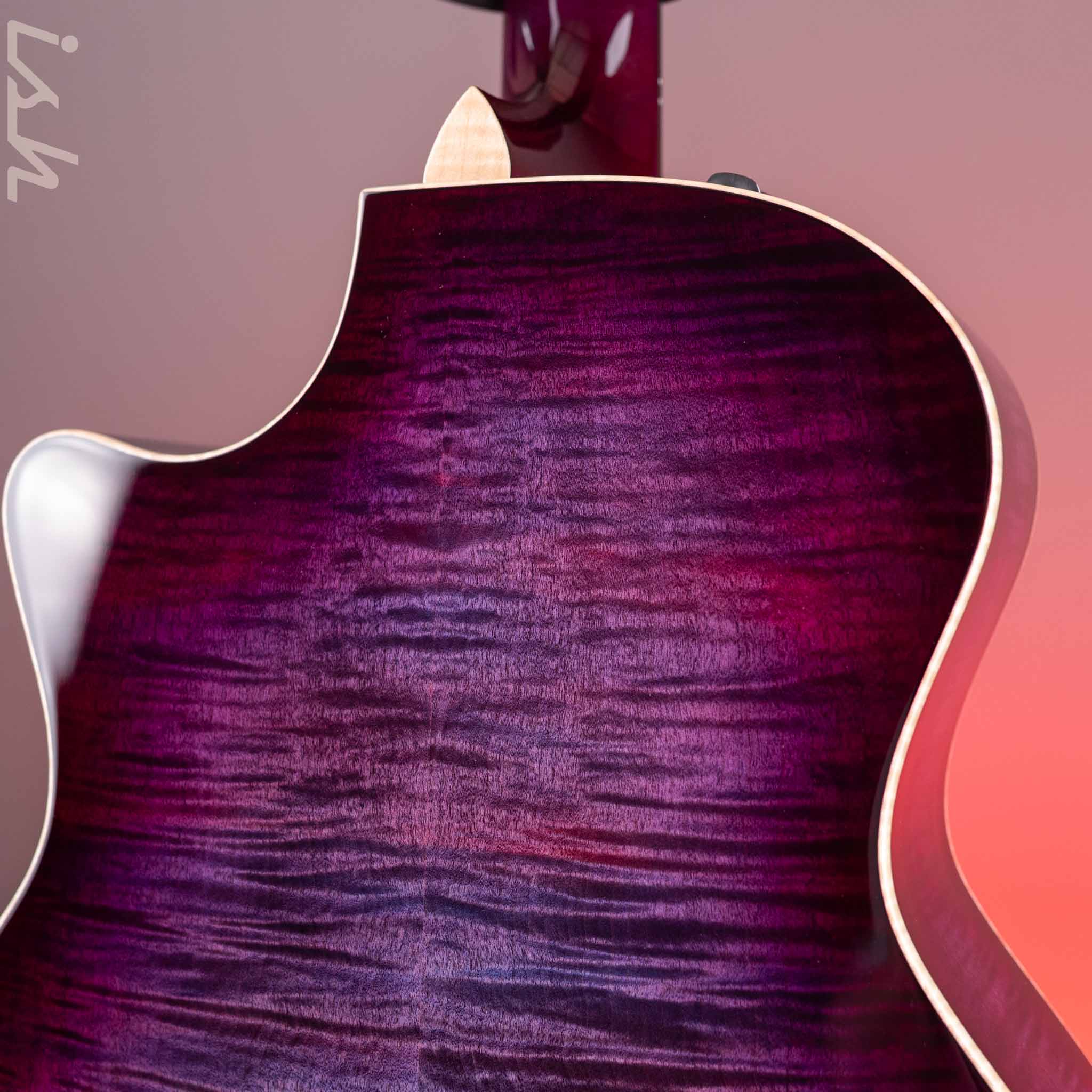 Taylor NAMM Custom C14ce B4008 Grand Auditorium Lilac Wine - Image 10