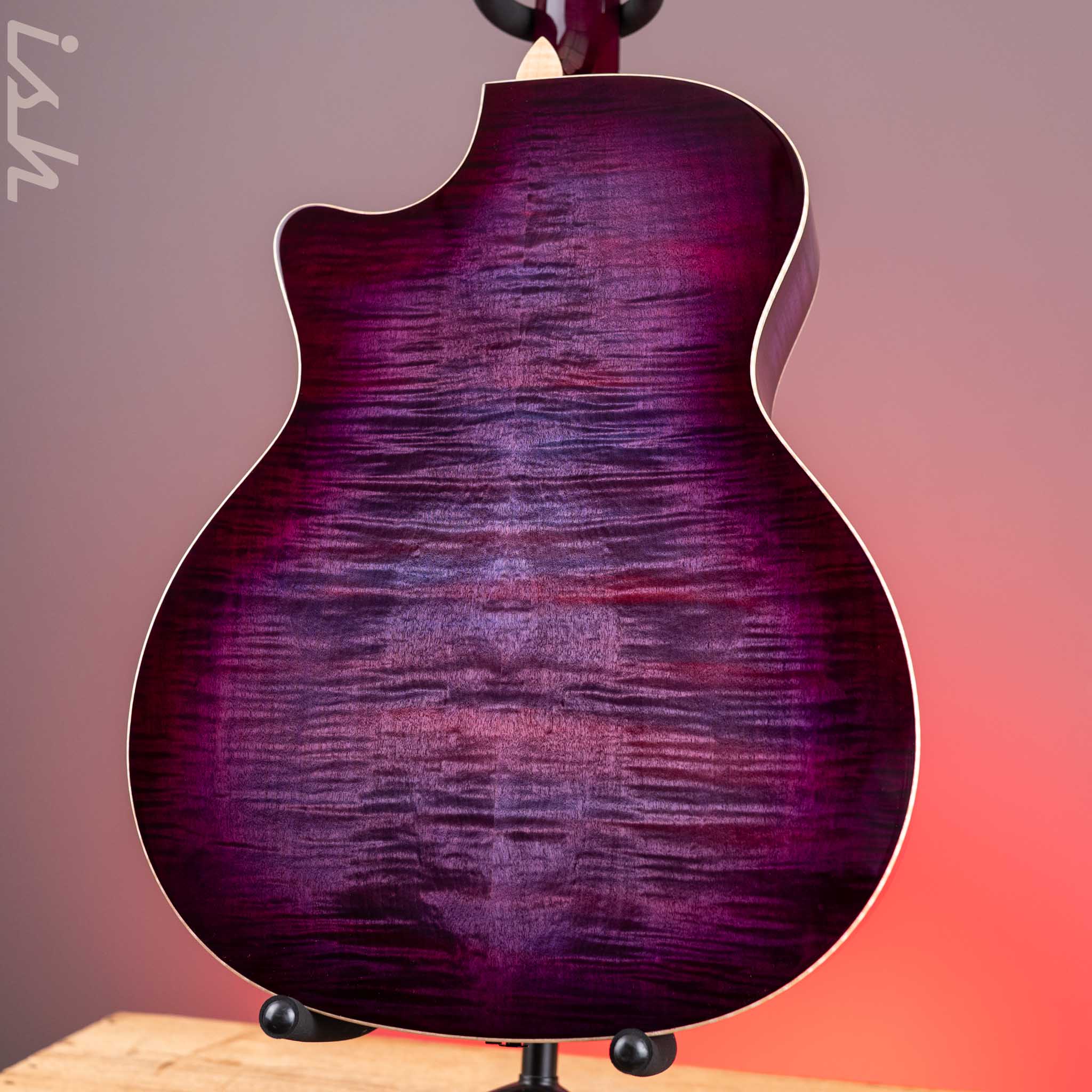 Taylor NAMM Custom C14ce B4008 Grand Auditorium Lilac Wine - Image 9