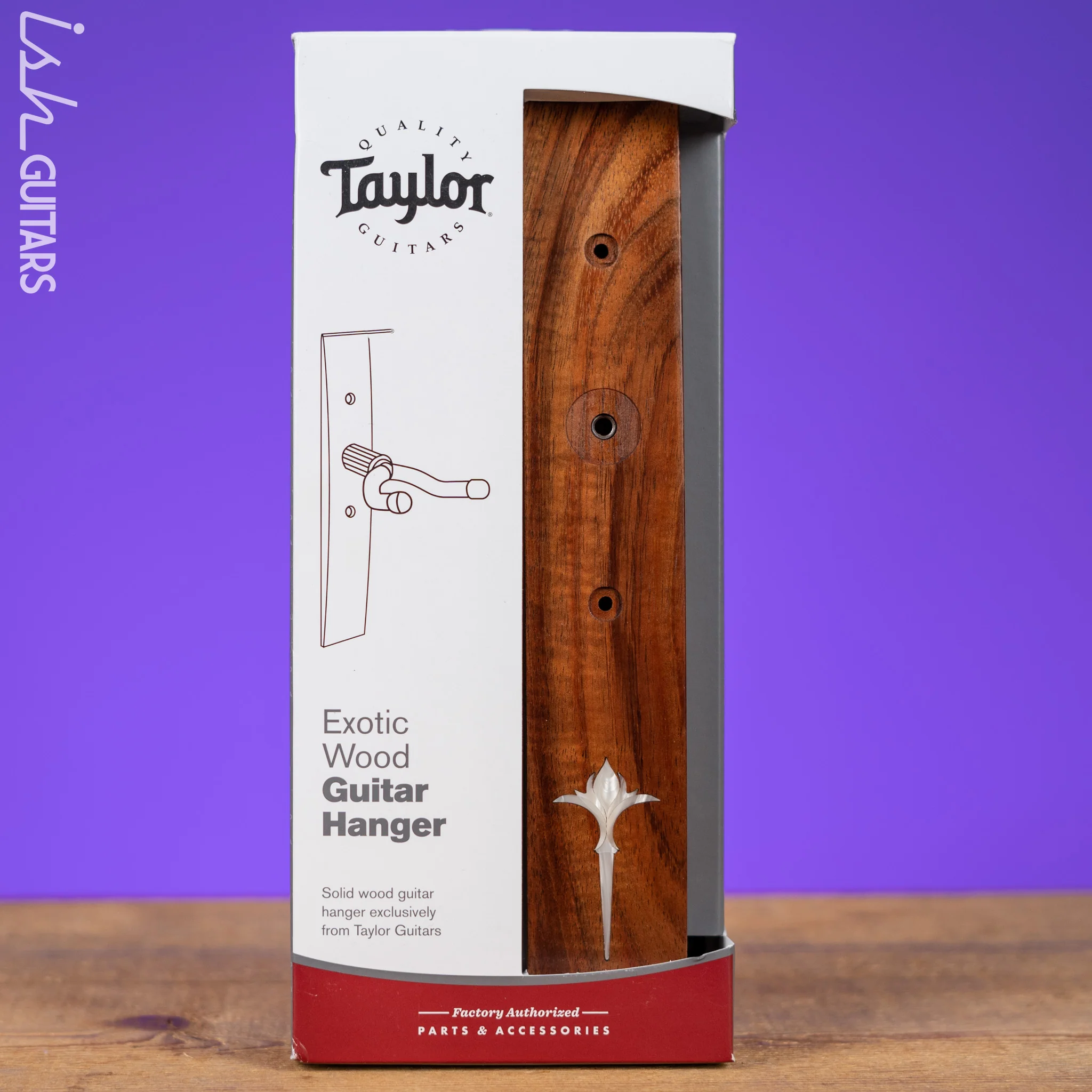 Taylor Nouveau Guitar Hanger - Koa, Acrylic Inlay