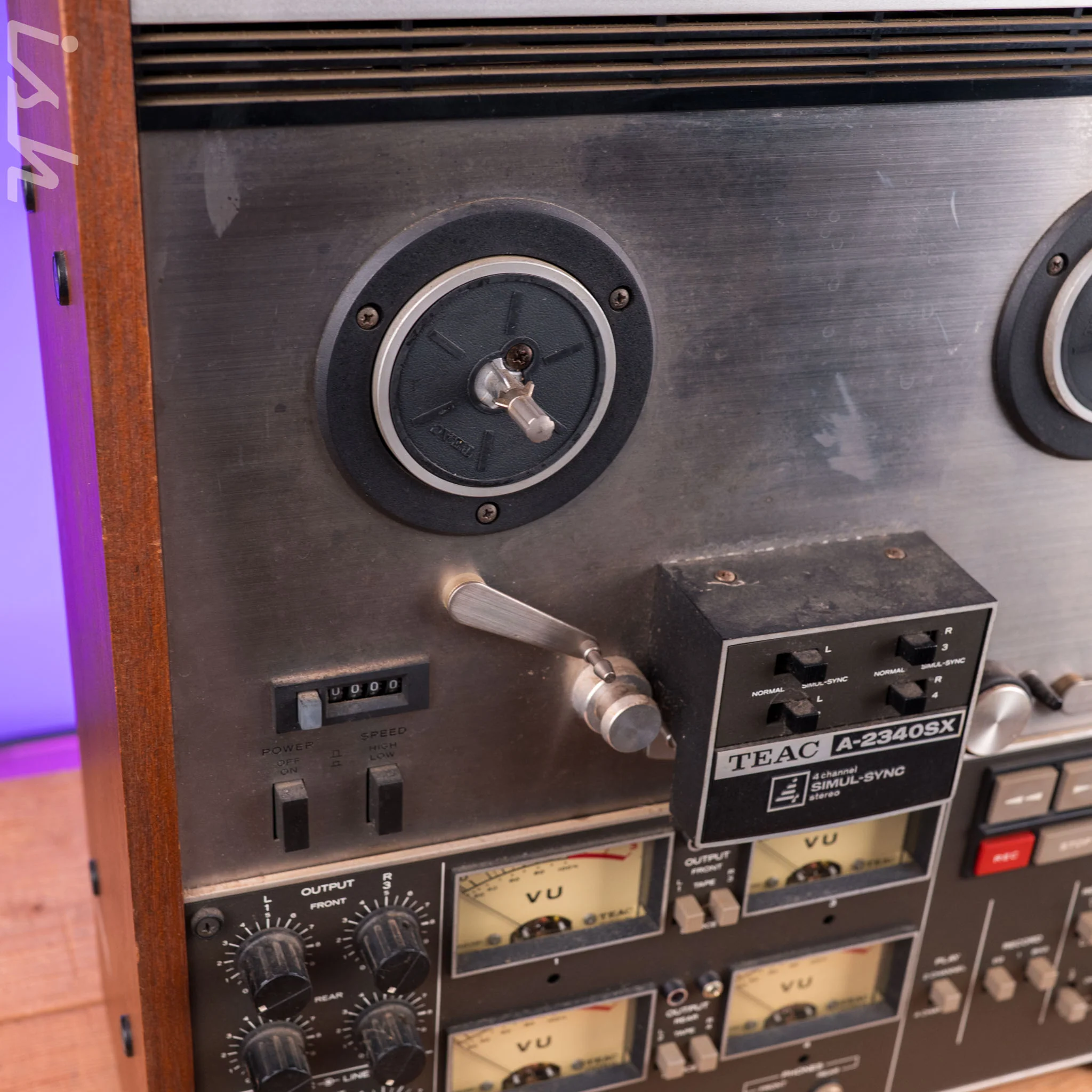 TEAC A-2340SX 4 - Channel Simul-Sync Stereo Tape Deck w/ RC-129 Remote Control - Image 6