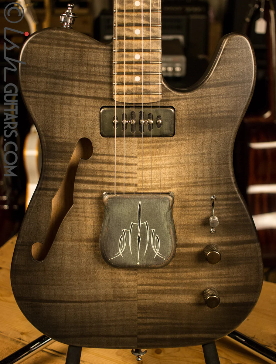 V8 Custom Guitars BarnKaster w/ Case - Image 2