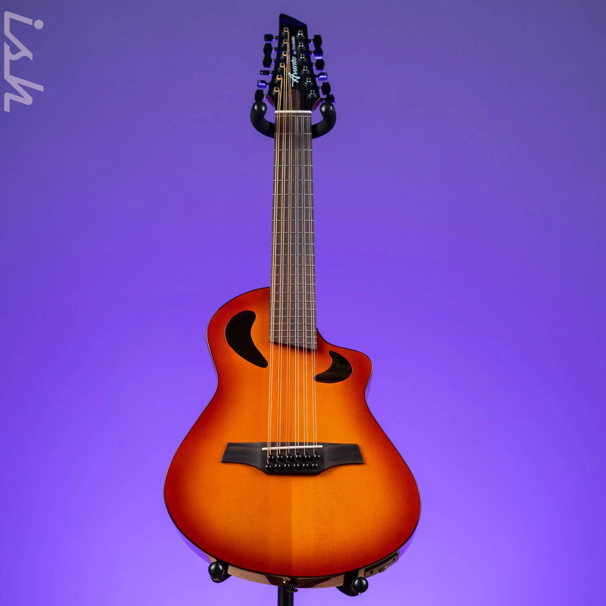Veillette Avante Gryphon 12-String Acoustic Guitar Sunset Burst - Image 2