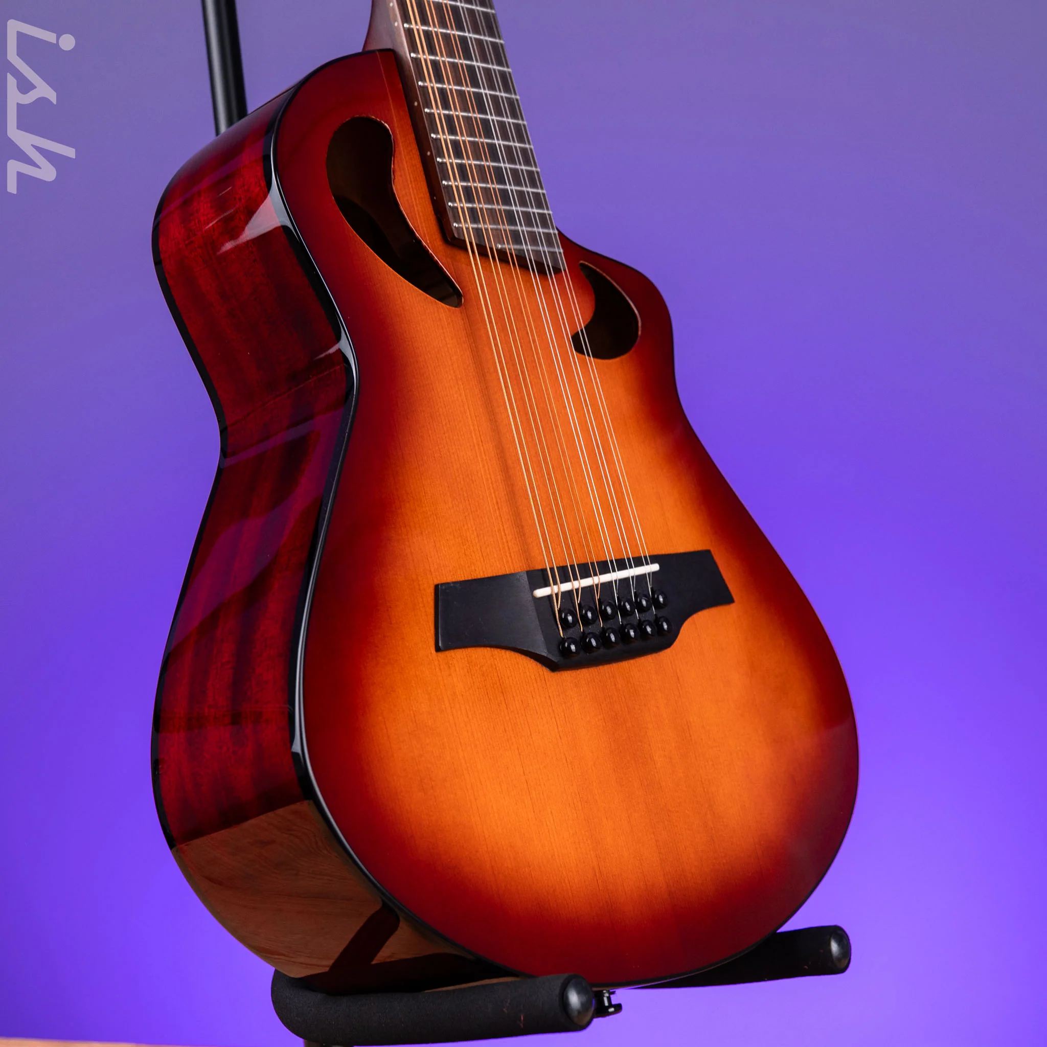 Veillette Avante Gryphon 12-String Acoustic Guitar Sunset Burst B-Stock - Image 5