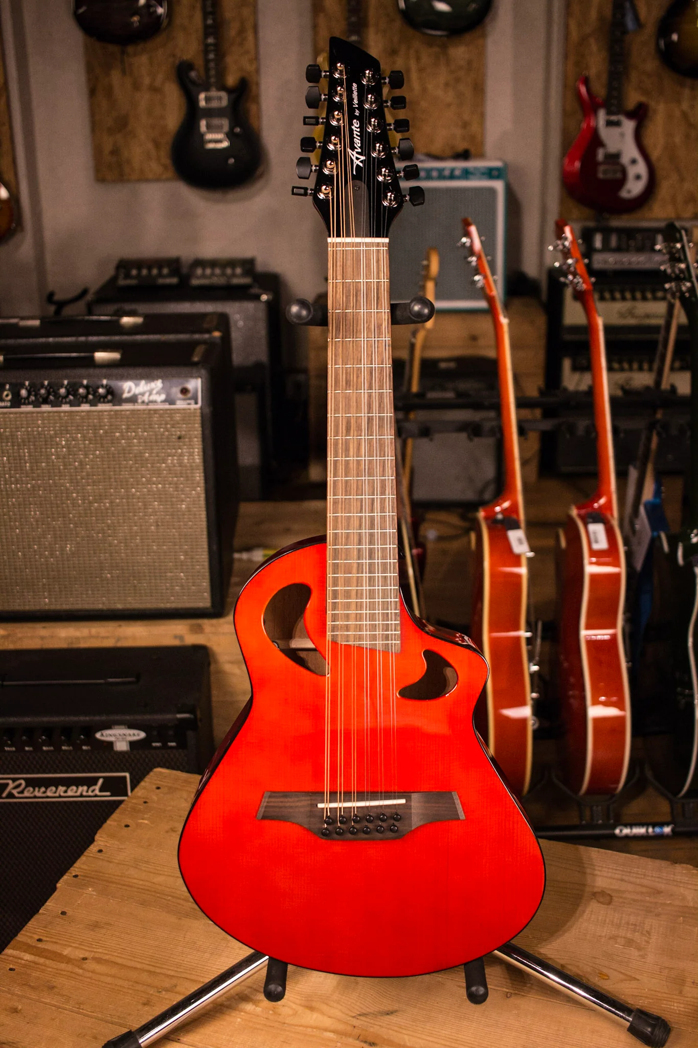 Used Veillette Avante Gyphon Acoustic Electric 12 String Guitar - Image 2