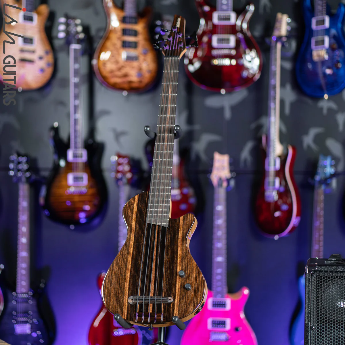 Veillette Minotaur 5 String 33" Short Scale Bass Guitar w/ Piezo - Image 2