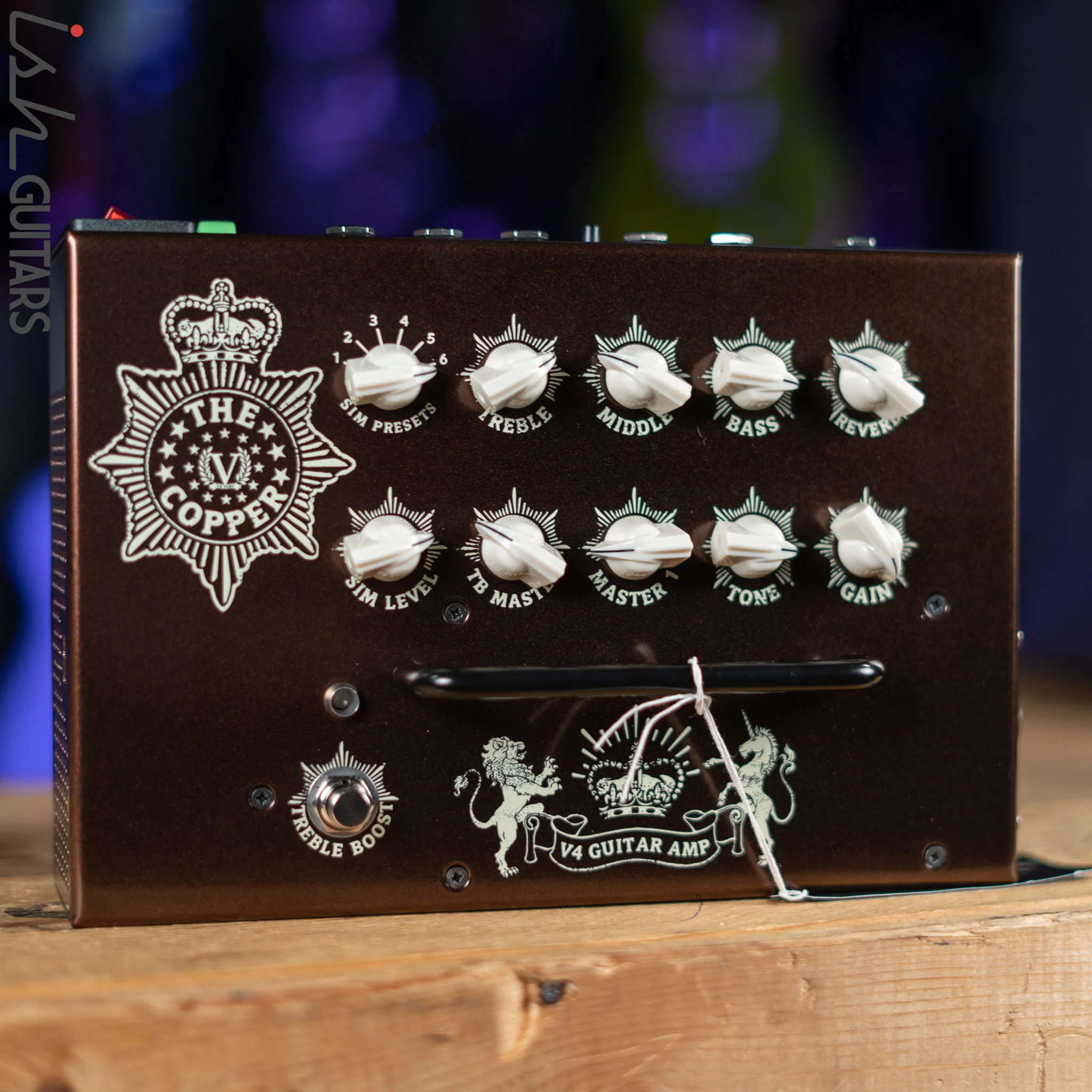Victory V4 The Copper 180W Guitar Amp Pedal Demo