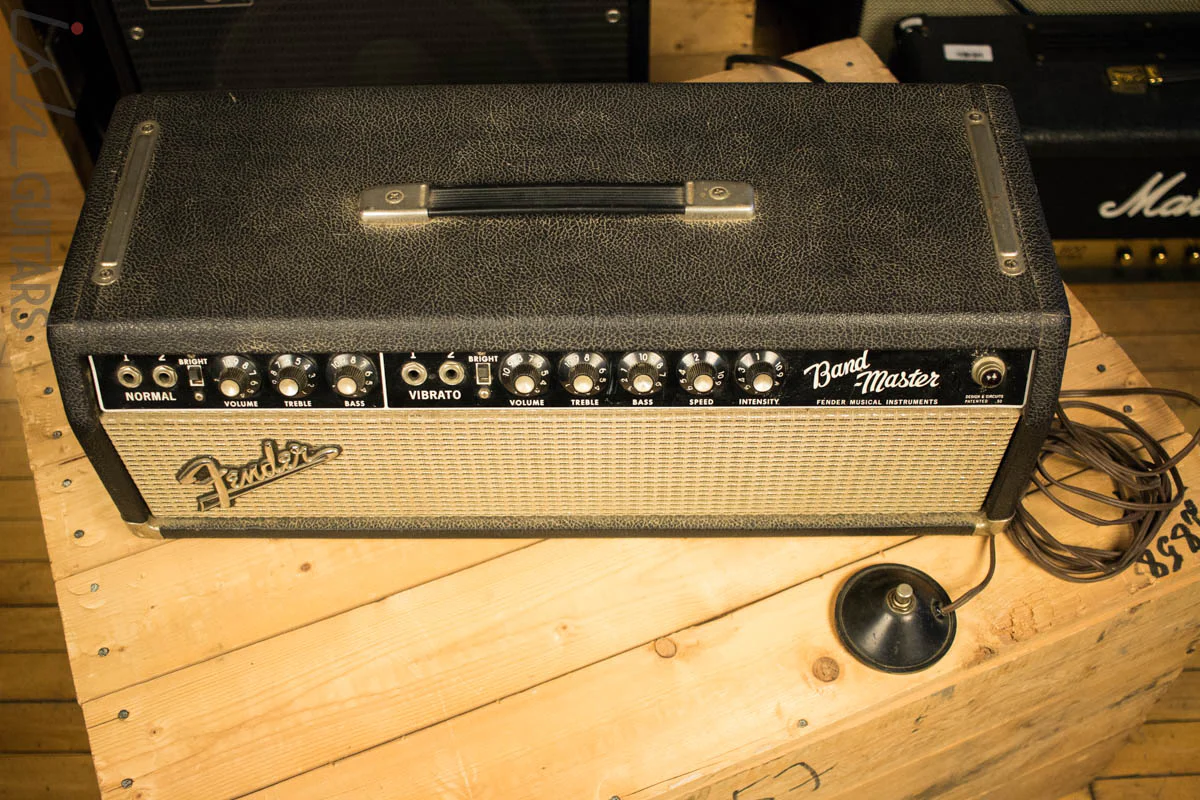 1965-1966 Vintage Fender Bandmaster Head Blackface - Image 2