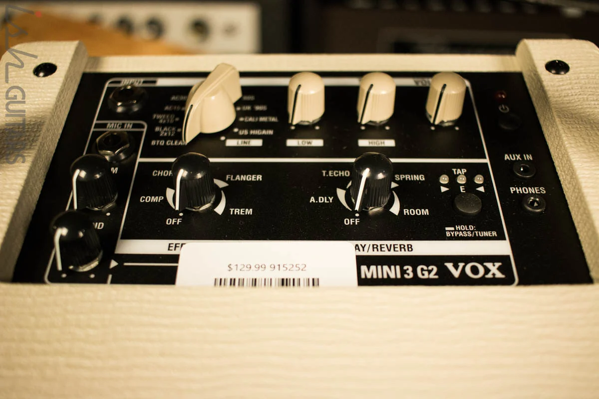 Vox Mini3 G2 Battery Powered Modeling Amp Ivory - Image 3