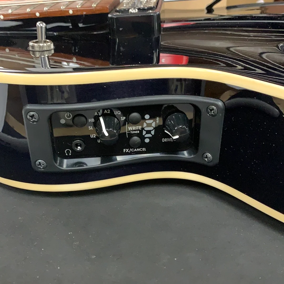 Vox VGA-3D Giulietta Archtop Trans Black - Demo - Image 10