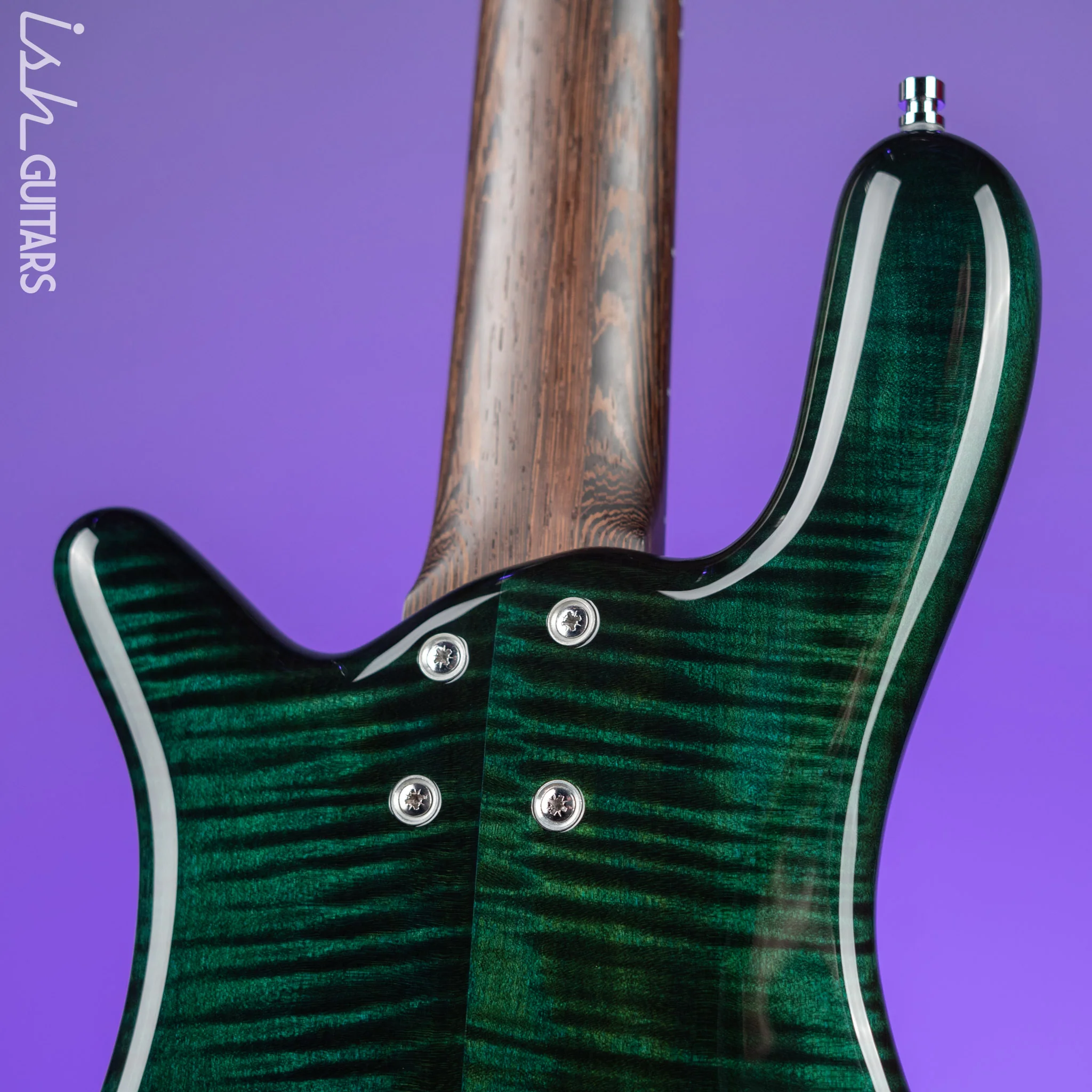 Warwick Custom Shop Streamer LX 5-String Bass Petrol Green NAMM - Image 8