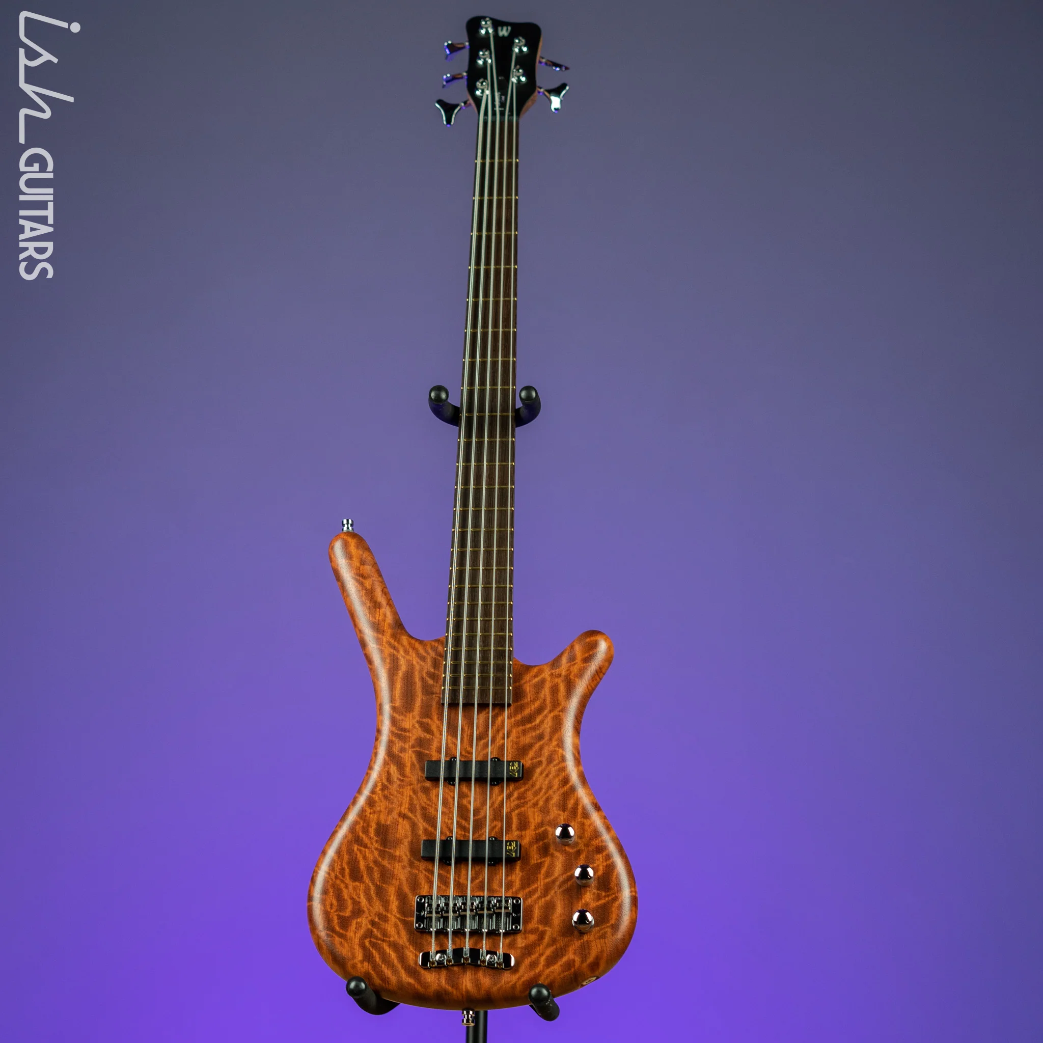 Warwick Teambuilt Pro Series Corvette 5-String Natural Bubinga Transparent Satin - Image 2