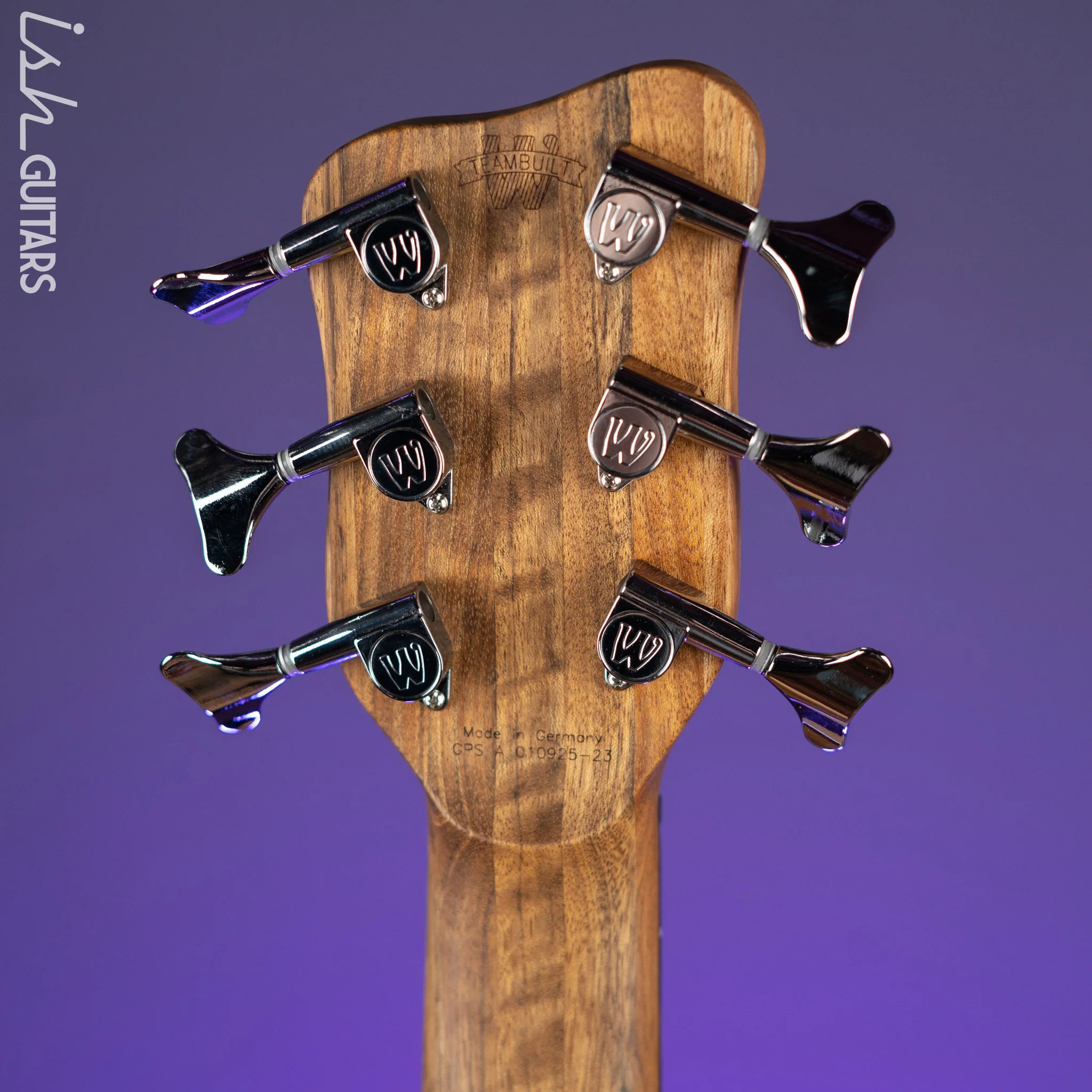 Warwick Teambuilt Pro Series Thumb 6-String Bass Natural Satin Ovangkol - Image 11