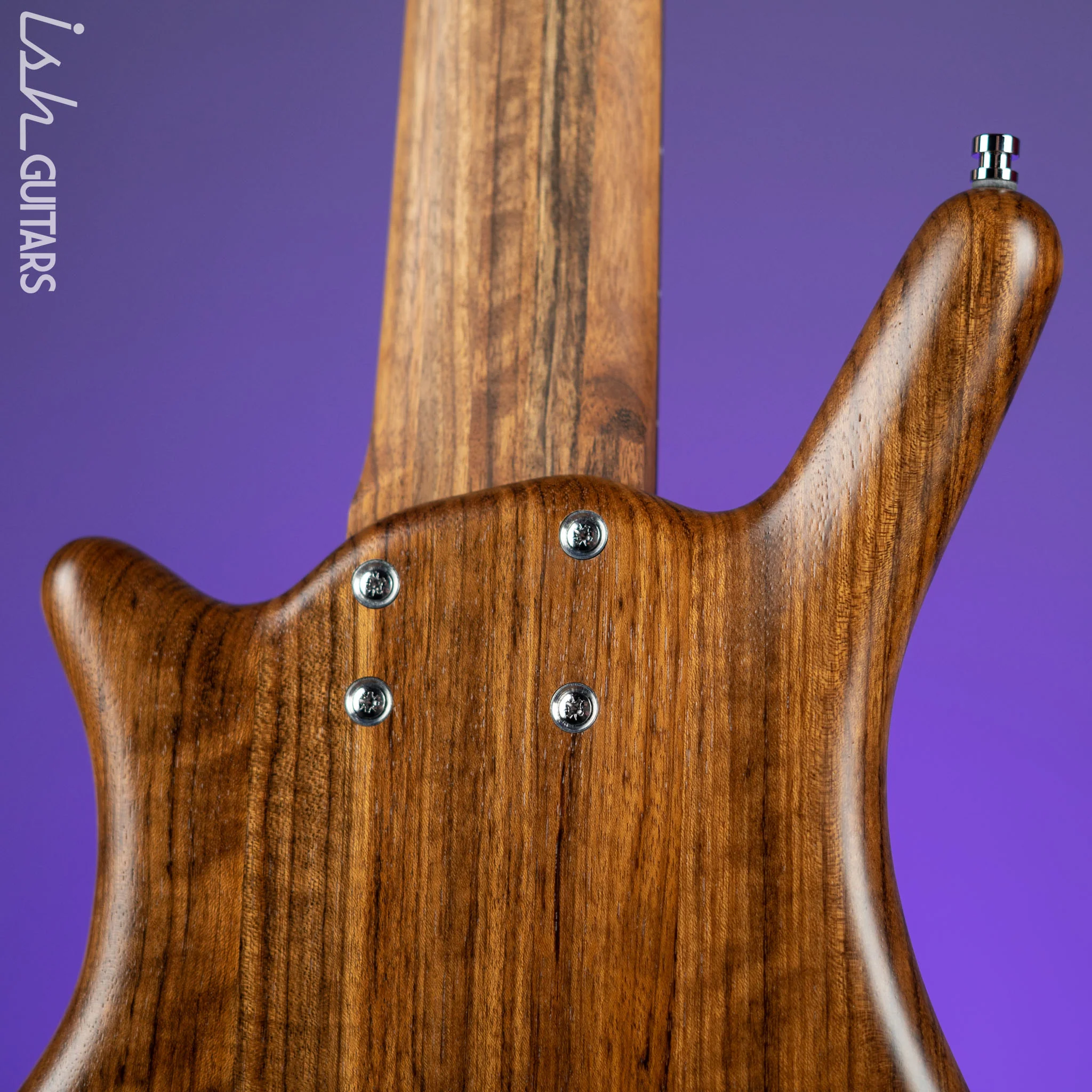Warwick Teambuilt Pro Series Thumb 6-String Bass Natural Satin Ovangkol - Image 8
