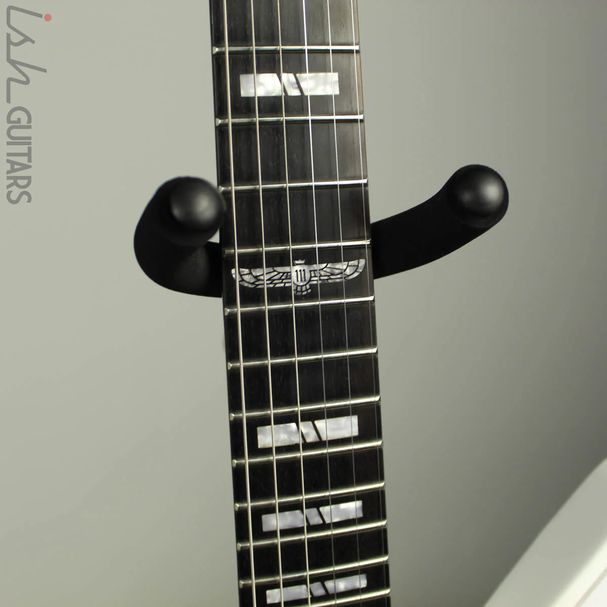 2016 Washburn Parallaxe Priestess Z20FR Marzi Montazeri Signature Electric Guitar Gloss White - Image 4