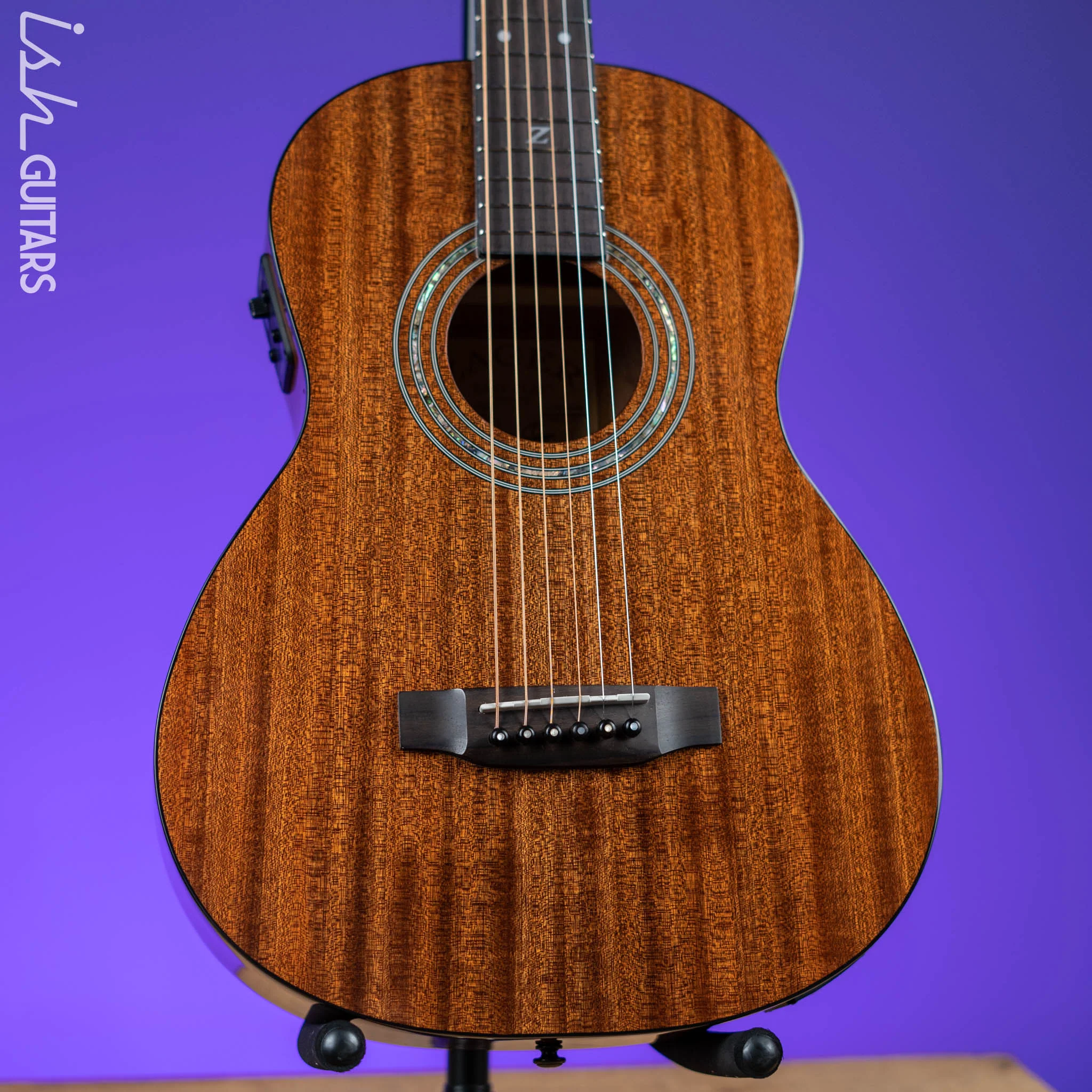 Zager Travel Acoustic-Electric Natural Mahogany