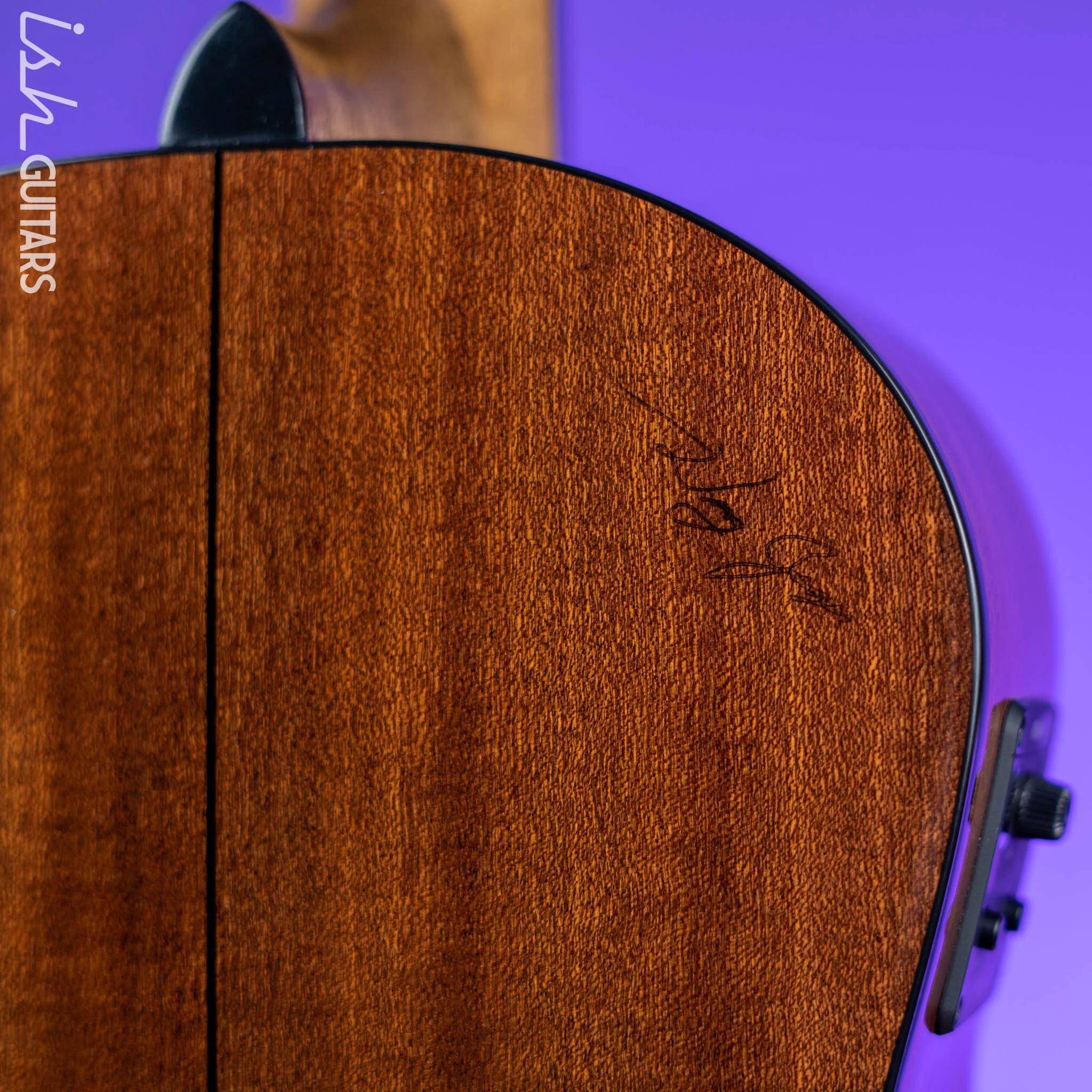 Zager Travel Acoustic-Electric Natural Mahogany - Image 11